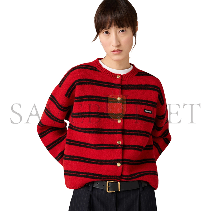 M1v M1v shetland knit cardigan mmf899